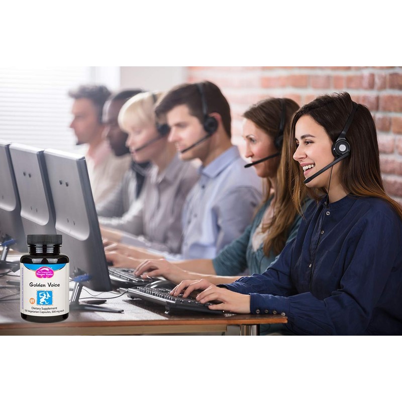 Dragon Herbs - Golden Voice Capsules - 100 Capsules, 500