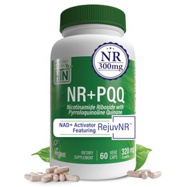 Health Thru Nutrition Activador De Nad+ | Nr Con Pqq | 300 Mg De Nicotinamida Ribósido + 20 Mg De Pqq | Maximizador De Mitocondrias | Sin Ogm | Paquete De 60 60 Unidades (Paquete De 1)