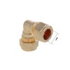 LTWFITTING 12MM OD 90 Degree Compression Elbow, Brass Compression Fitting