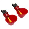 ANCLLO 12 Pack Chicken Water Cups Automatic Poultry Waterers Quail