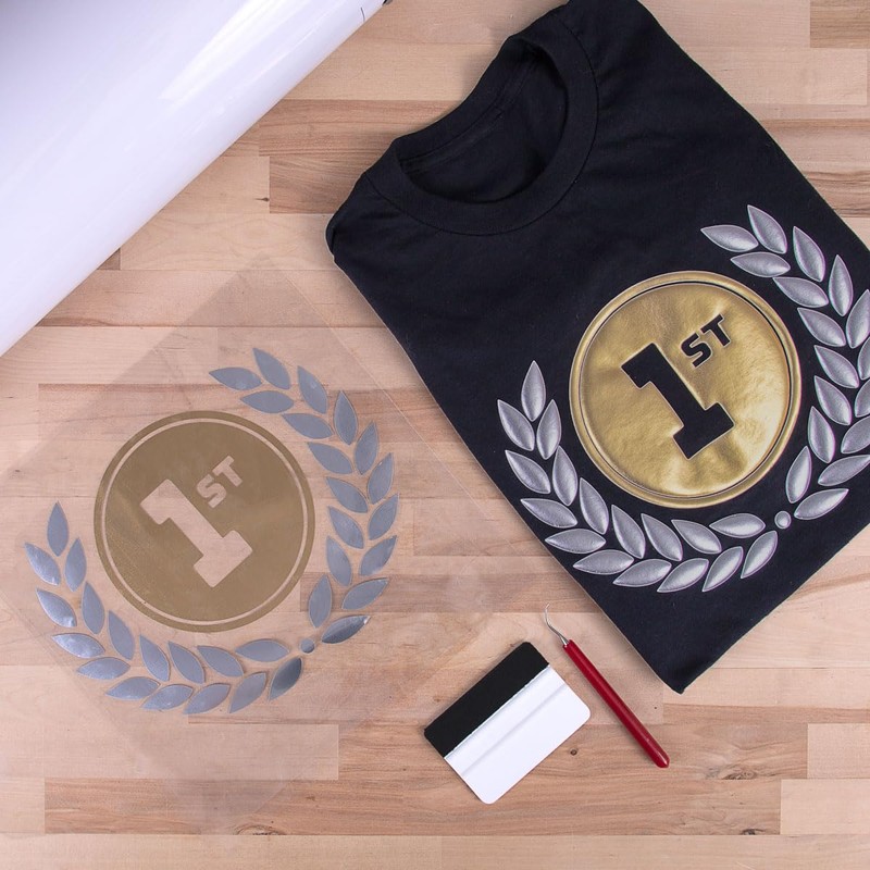 Siser Easy Puff Metallic HTV 11.8"x3ft Roll (Gold) – Puffy