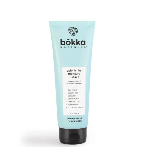 bokka Botanika Replenishing Moisture Masque for Color Treated Hair, 8oz,