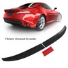 3pcs Rear Trunk Spoiler Kit ABS Adjustable Wearproof Heat Resistant