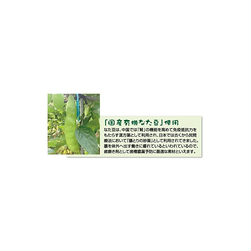 Natural Natamame Invigorating Hamigaki Nishin Kaken Deodorizing Teeth Polishing