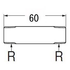 SANEI V22J-62-13X60 Water Supply Pipe for Stop Faucet Length 2.4 inches (60 mm)