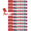 edding 363 whiteboard marker - red - 10 whiteboard pens