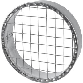 Repa Market Ø5 Inch Duct Cover – Galvanized Steel Round Duct Cap with Mesh Screen – HVAC Exhaust or Intake Vent – Exterior Pipe Air Outlet – Spiral Ventilation Ducting Metal End Plug
