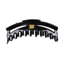 Long Jaw Clip Hair Claw - Black