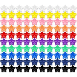 ZDZBLX Fridge Magnets, 100 Pcs 10 Colors Strong Magnet Small Magnets Whiteboard Magnets Heavy Duty, Star Magnets Mini Fridge Magnets for Adults, Round Magnets for Whiteboard Crafts Fridge Notice Board