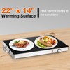 Fantask Electric Warming Tray, Long Electric Hot Plate w/Adjustable Temperature