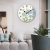 SWHONG Wall Clock Without Ticking Noises 10 Z0 LL/25.4 cm