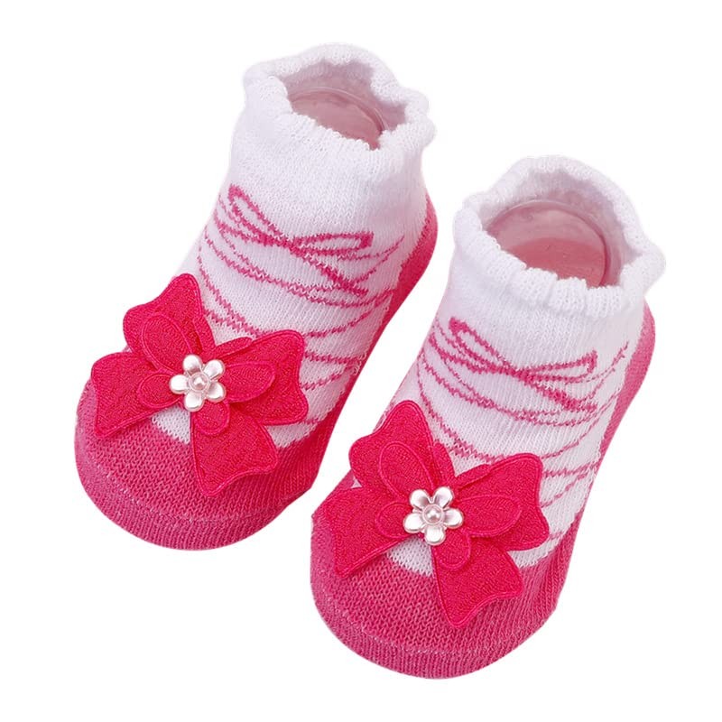 Toptim - Calcetines y lazos para bebés recién nacidos, Paquete