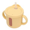 Silicone Sippy Cups Double Handles Lightweight Toddler Training Cup with