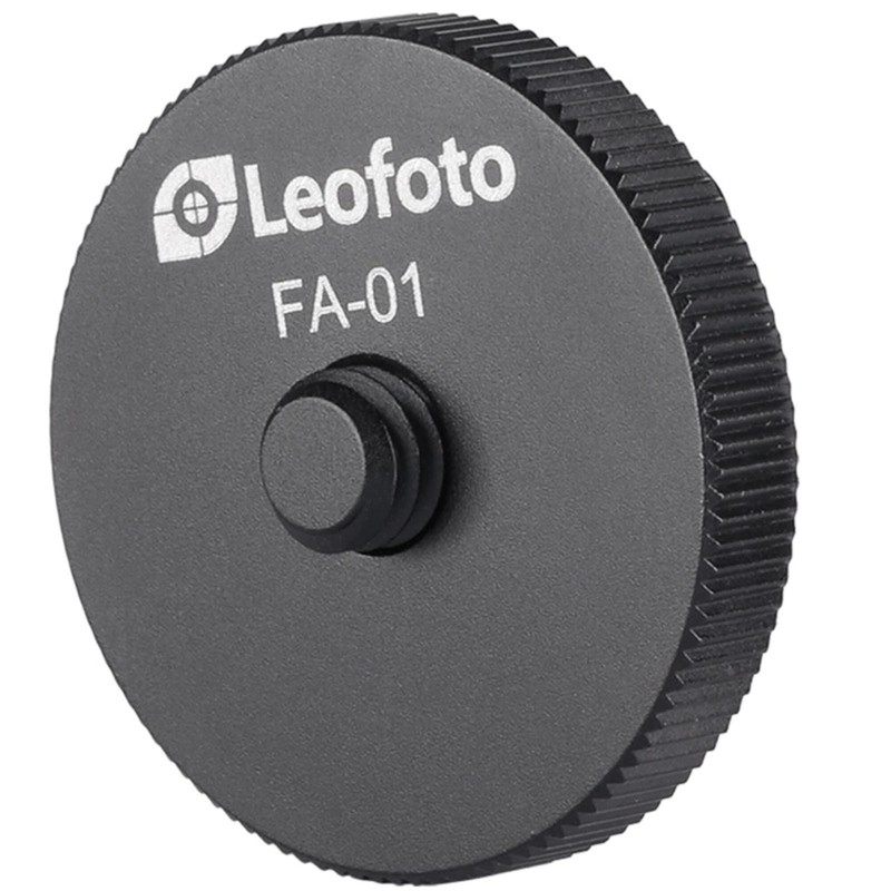 Leofoto FA-01 Hot/Cold Shoe to 1/4" Male Adapter Flash Accessory