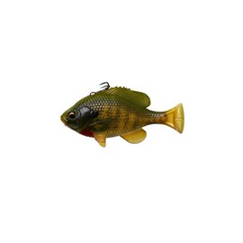 3D Pulse Tail Bluegill Line Thru 5 1/2" (Vivid Gill)