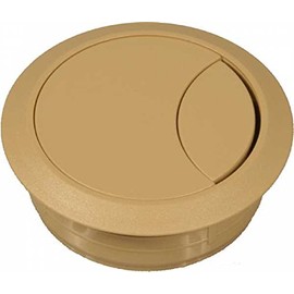 ToniTec® Cable Feed-Through Cable Box Cable Grommet Plastic 60 mm 80 mm Beige