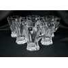Czech Bohemian Crystal Glass Set of 6 Tea Cups Coffee