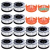 16 Pack Replacement String Spool for Black+Decker Trimmers