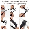 Bedside Trapeze Pull Handle,Bed Trapeze for Elderly Pull Up (Double