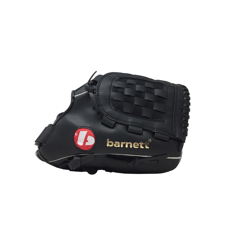 JL-120 rh vinyl baseball glove, outfield, size 12', RH, black