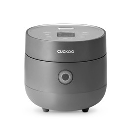 CUCKOO Micom Rice Cooker 6-Cup Uncooked / 12-Cup Cooked with Nonstick Inner Pot, Versatile Rice Maker with 9 Menu Options, Fuzzy Logic Technology, Auto Clean, Quick Rice Mode, Gray (CR-0675FG)