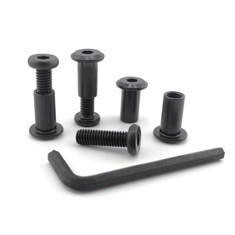 Black M6 x 3/4" Hex Drive Socket Cap Bolts Screws