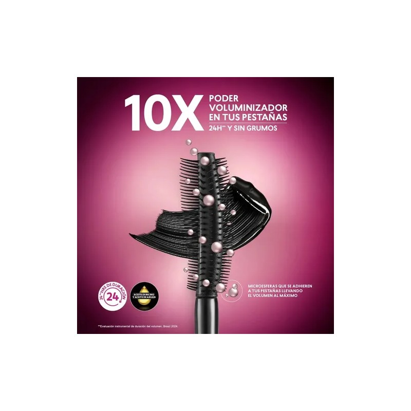 Máscara De Pestañas Max Volume Lash Studio Look 8 Gr