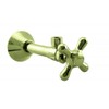 Westbrass D1112X-01 Cross Handle Angle Stop Shut Off Valve 1/2"