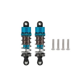 1/10 RC Cars Oil Leakproof Shocks,2Pcs Adjustable Oil Filled Shocks 52mm-120mm for 1/10 RC Buggy Truggy On Road Touring Drift Cars Monster Trucks Upgrade Parts(2pcs 62mm blue)