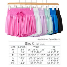 Blaosn - Pantalones cortos deportivos para mujer, para entrenamiento, correr, gimnasio, yoga, cintura alta, falda de sudor, linda, ropa de verano, Borgoña, X-Large
