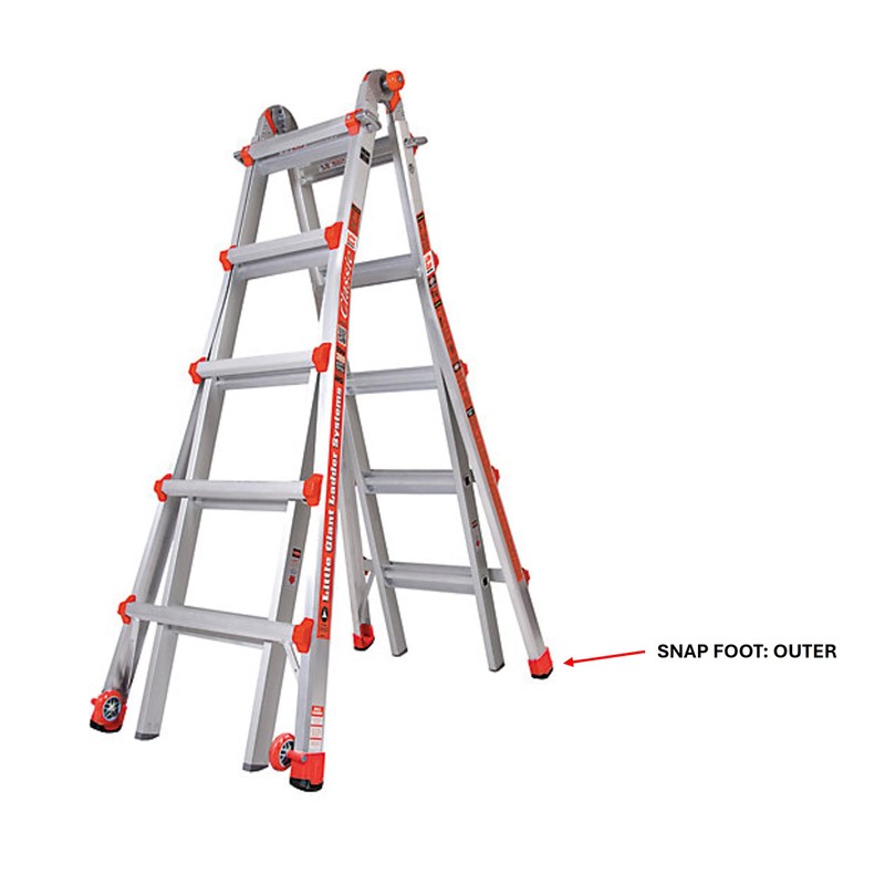 Little Giant Ladder Snap Foot Wheel Kit 31716