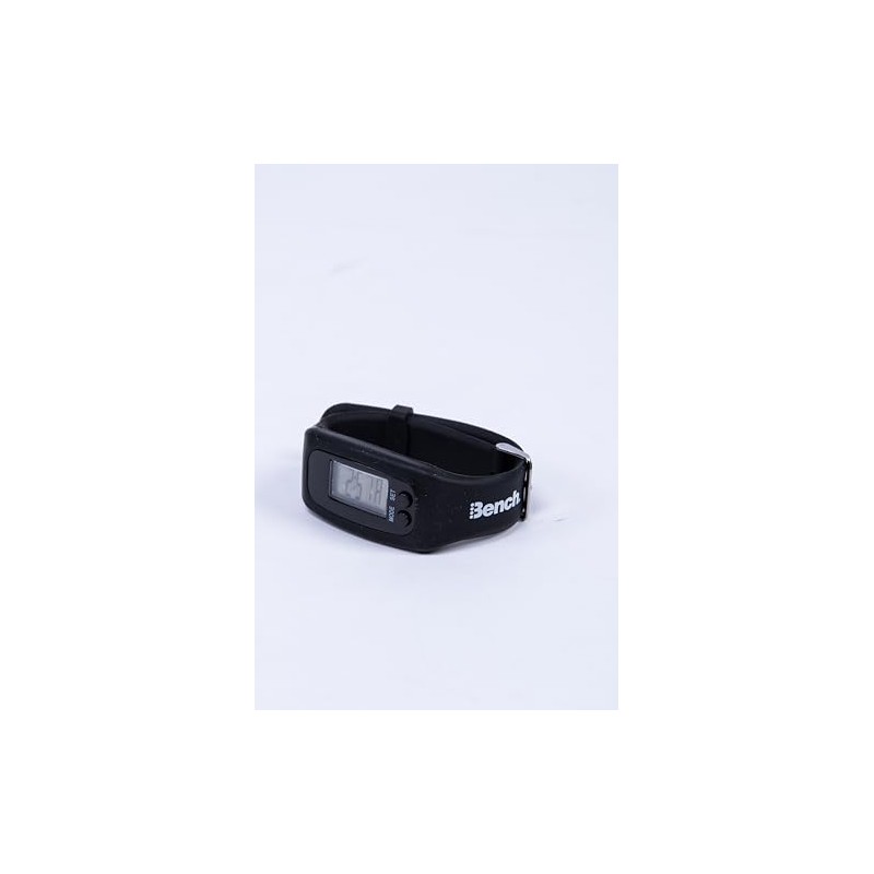 BENCH BS3348 Pedometer Wrist Watch Pedometro Unisex Black