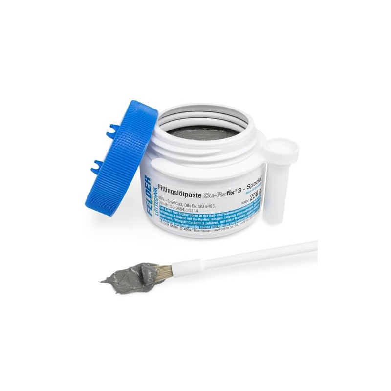 by Felder Lead-Free Fitting Soldering Paste Cu-Rofix 3-Special Sn97Cu3 for