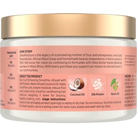 SheaMoisture Coconut & Hibiscus Curl Enhancing Smoothie, 12 Ounce