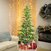 5FT Prelit Artificial Christmas Tree, Premium Douglas Fir Christmas Tree