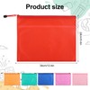 A4 Plastic Zip Folders Double Waterproof Zip Lock Document Wallet