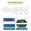 EIELEDIY Compatible Kit: Voice-Activated Level Indicator Dual Channel Speaker for