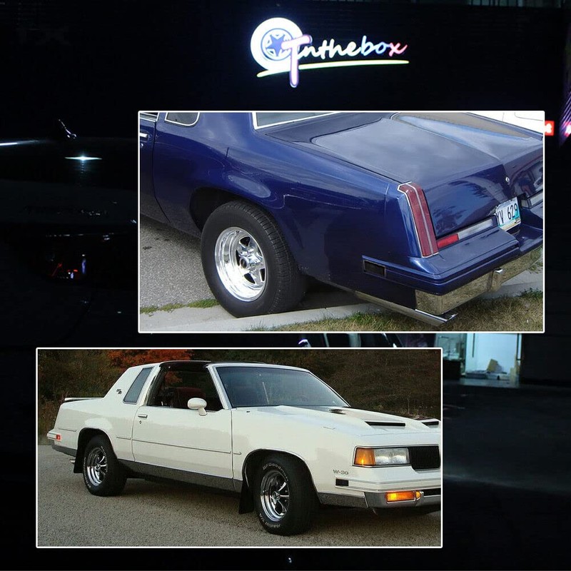 GTINTHEBOX for 1981-1988 Oldsmobile Cutlass 442 Front & Rear Bumper