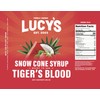 Lucy's Family Owned - Shaved Ice Snow Cone Syrup -