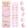 EBANKU - Tiras de uñas de gel semicuradas para niños,