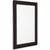 PACK OF 4. A5 Black Aluminium Snap Frames CLICK SIGN
