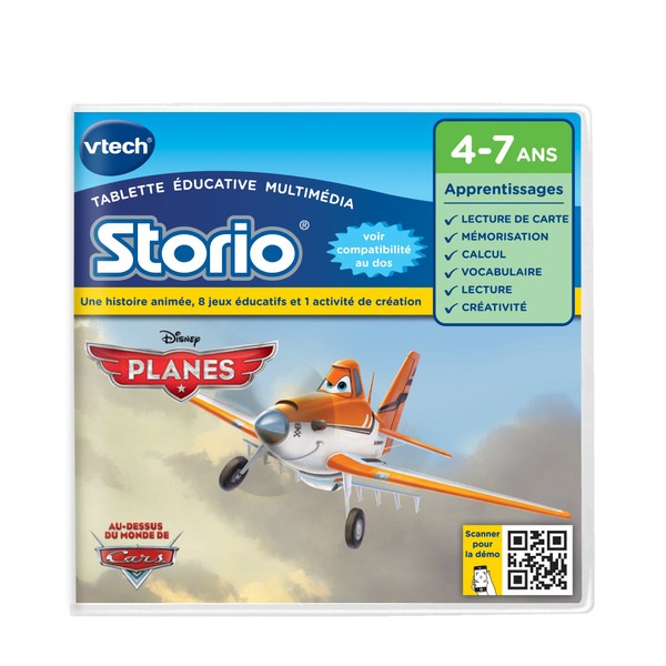 Vtech - 231805 - Storio 2 et générations suivantes - Jeu éducatif - Planes