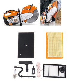 EMSea Service Kit, Compatible with Stihl TS400 Chain Saw (Air Filter, Fuel Filter, Spark Plug, Fuel Pipe, Pull Cord, Starter Handle)