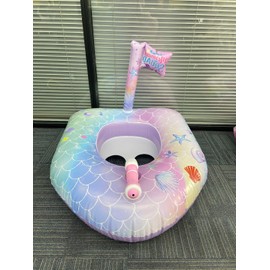 Mermaid Pool Float for Kids with Water Gun - Exciting Inflatable Pool Floatie Toy for Toddlers, Cool Swimming Pool Toys, Beach Party Raft & Engaging Water Battle Games for Boys Girls Ages 3-8