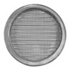 Haco Stainless Steel Circular Air Vent Grille Cover, 150mm, Brushed