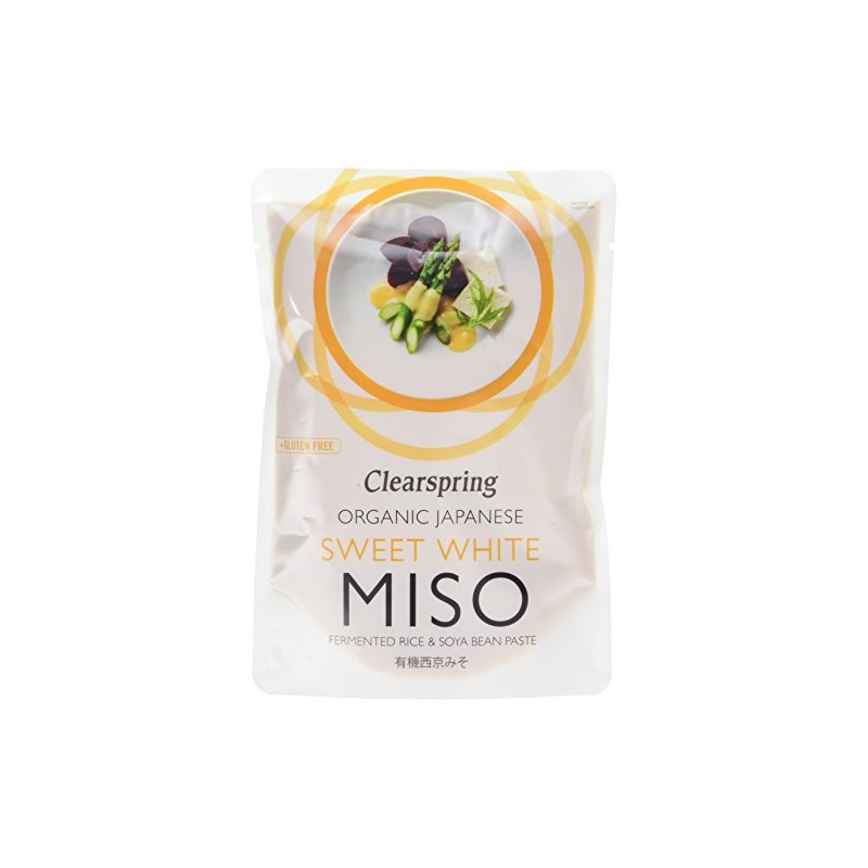 Clearspring Organic Sweet White Miso 250 g (Pack of 2)