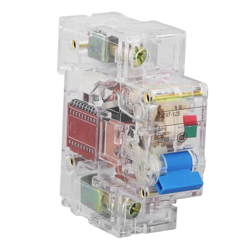 Circuit Breaker Transparent 1P Sensitive Operation ABS Circuit Breaker 230V