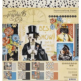 Graphic 45 (4502265 - Well Groomed - 8 x 8 Inch Papercrafting Paper Pad