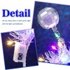 DRESBE Light Up Alien Headband Silver LED Disco Ball Headbands