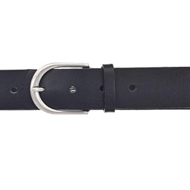 Vanzetti Women's Leather Belt, Women's Belt, Full Cowhide Leather, Navy, 35 mm, navy